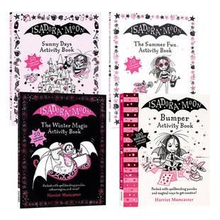 ISADORA MOON BK进口儿童故事书章节小说 伊莎多拉穆恩系列配套练习4册 Oxford系列 ACTIVITY 英文原版 FUN 牛津精品阅读 SUMMER