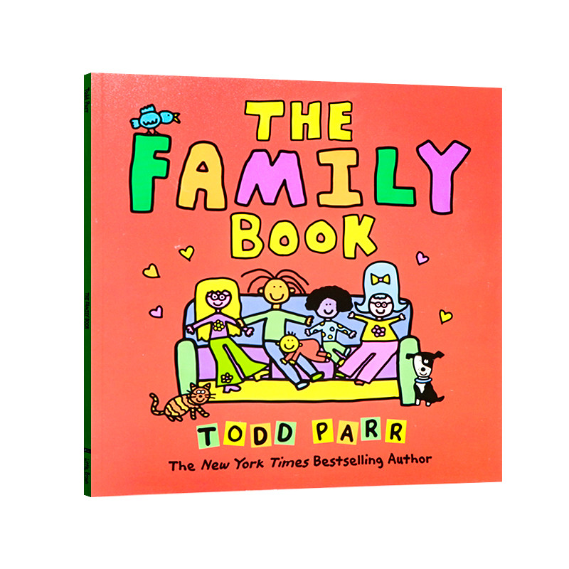 进口英文原版绘本 The Family Book 家庭书 纽约时报作家Todd Parr - 实物图