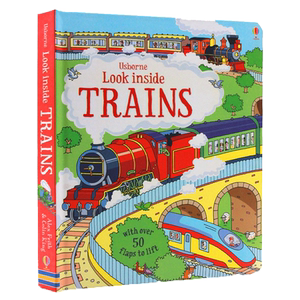 Usborne出品看里面系列火车