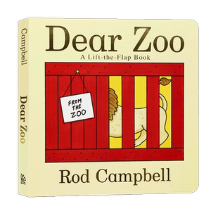 英文原版绘本dear zoo亲爱的动物园早教启蒙英语读物经典纸板书 brown bear棕熊 毛毛虫宝宝幼儿童翻翻书廖彩杏吴敏兰卡尔爷爷书单