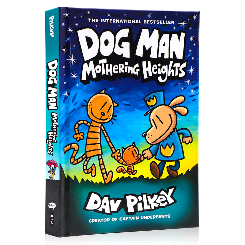 Dog Man10精装神探狗狗的冒险英文原版 Mothering Heights 全彩儿童漫画幽默图画故事书桥梁书内裤超人同作者Dav Pilkey 书籍/杂志/报纸 儿童读物原版书 原图主图