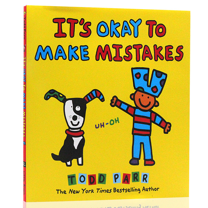 英文原版 It's Okay to Make Mistakes犯错也没有关系 纽约时报畅销书作家 Todd Parr 儿童精装启蒙绘本