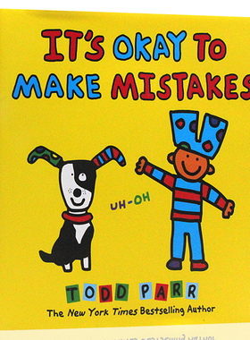 英文原版 It's Okay to Make Mistakes犯错也没有关系 纽约时报畅销书作家 Todd Parr 儿童精装启蒙绘本