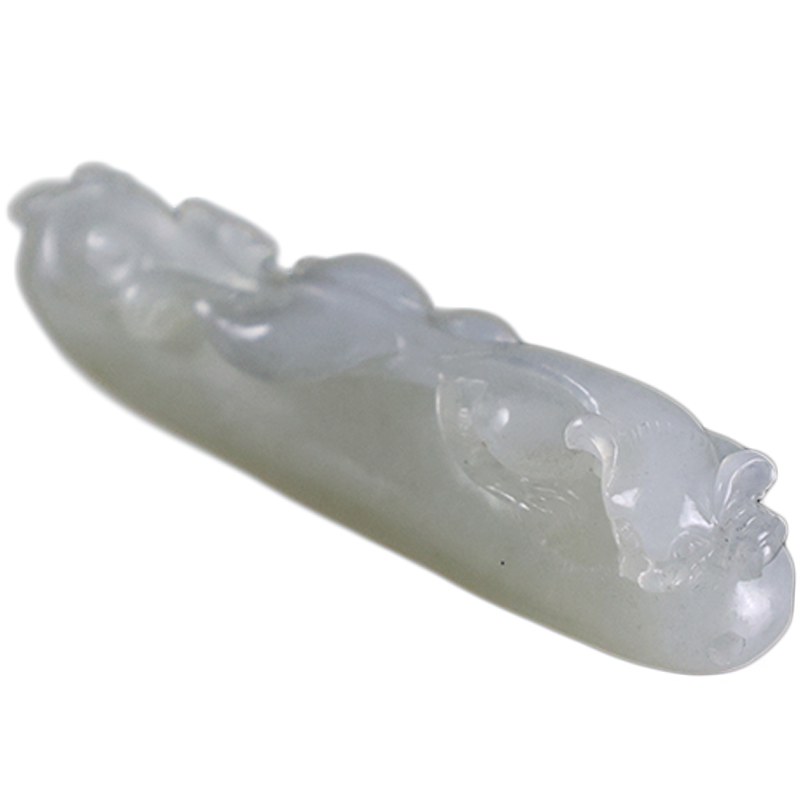 扬州玉器厂玉缘白玉籽料