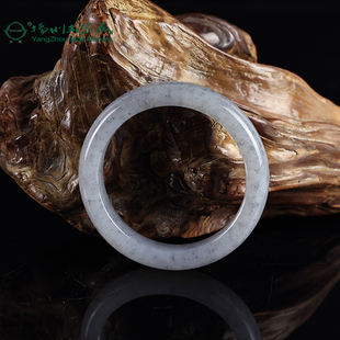 玉缘和田玉新疆和田青花籽手镯玉质细腻国风女士佩戴送爱人母亲