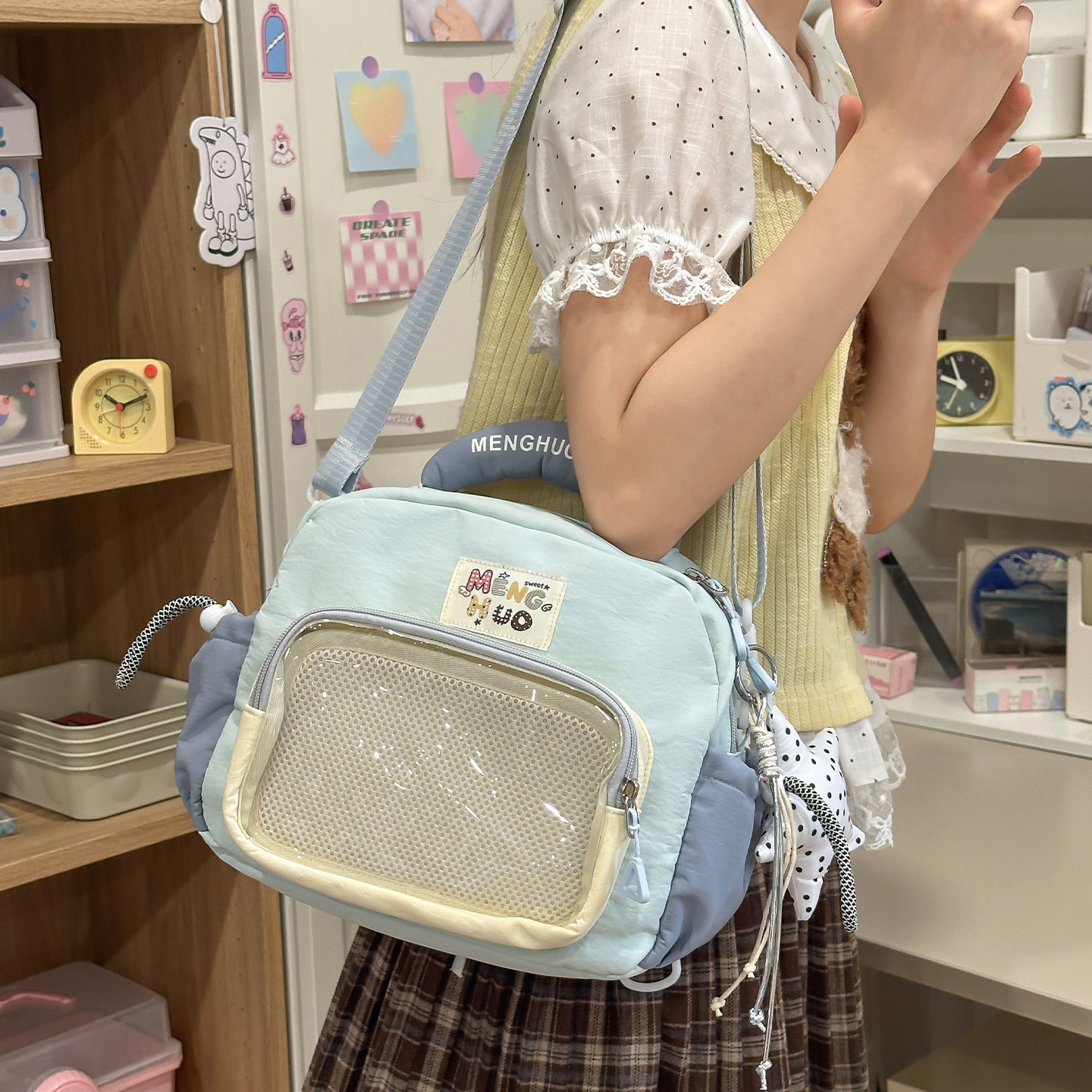 多用背包10CM娃包日系软萌少女痛包学生单肩手提斜挎包迷你双肩包