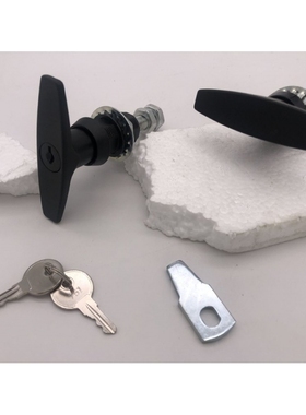 供应欧宝MS309-3D黑色锌合金压缩式开关柜锁 配电箱锁 防爆柜锁