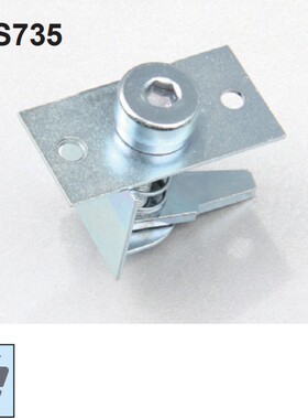 工业电气柜门锁回转直角锁电气柜门锁伸缩收紧门锁MS735