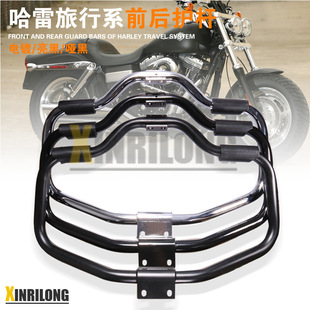 适用于摩托车配件哈雷883 1200 x48护杆复古改装保险杆保险架