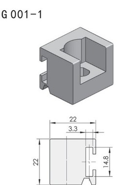 工业锁杆附件 连杆附件 锁杆导向件 RG001-1