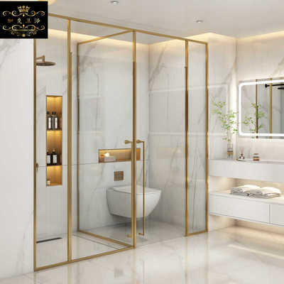 T形极窄不锈钢边框淋浴房