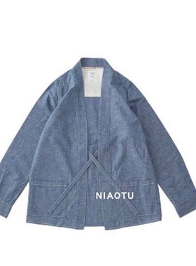 原创 日系潮牌ins道袍衬衫开衫复古男女外套夹克visvim dcdt