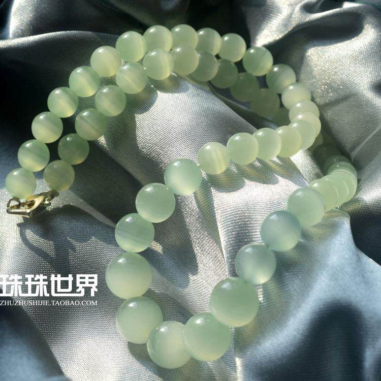 项链绿纹石塔链女母亲节礼物