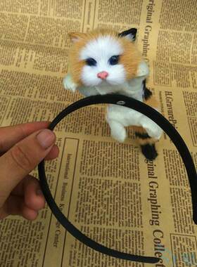 现货包邮发卡女生俏皮韩国趴趴猫