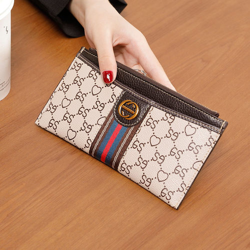 Zipper Purse, Genuine Leather Multi-Card Holder Pouch