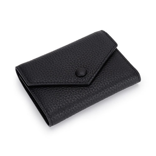 Soft Cowhide Small Wallet Women, Genuine Leather Foldable