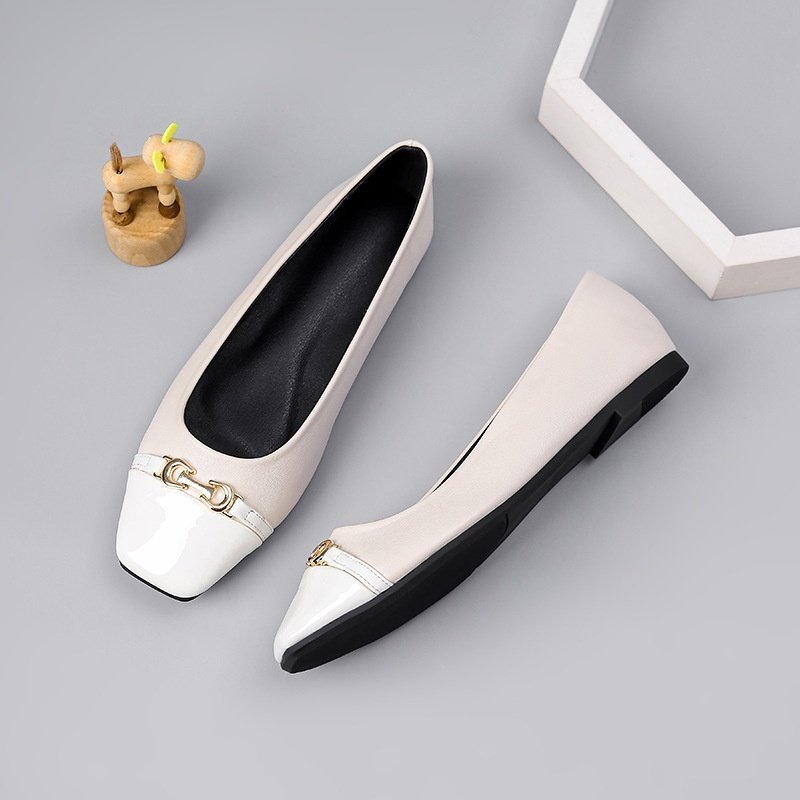 法式仙女风2026春夏新款奶奶鞋平底方头豆豆瓢鞋小香风软底单鞋,女鞋,乐福鞋（豆豆鞋）,淘宝优惠券,粉丝福利购,淘宝优惠卷