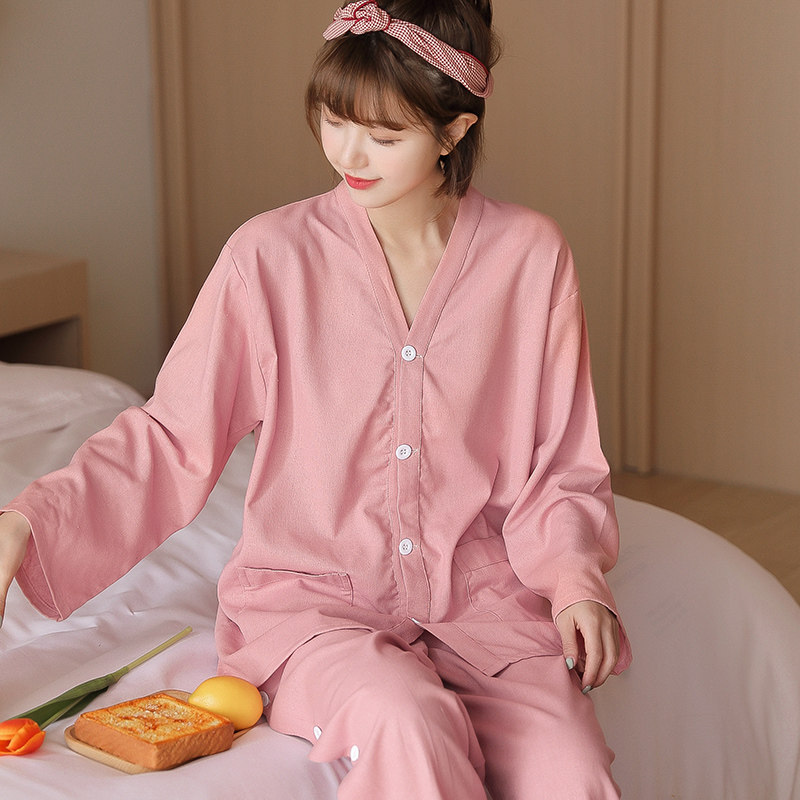 艾灸服亚麻女款长袖长裤前后开扣男情侣大码按摩服刮痧理疗水疗服