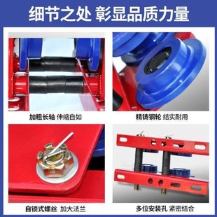 微型电动葫芦手推跑车家用起重吊机轨行车工字钢滑轮行走滑车