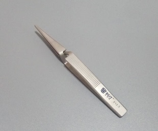 晶圆反差镊子\反向\自锁捏子/不锈钢反差镊子/尖头防酸精密夹持