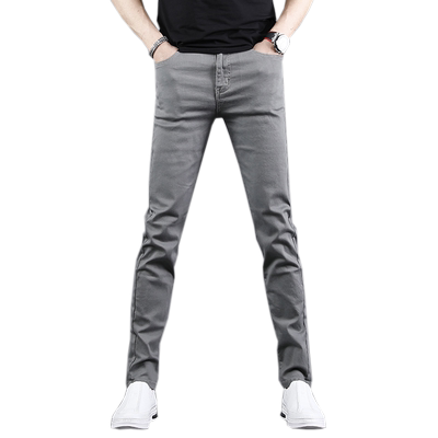 修身小脚男士牛仔裤长裤