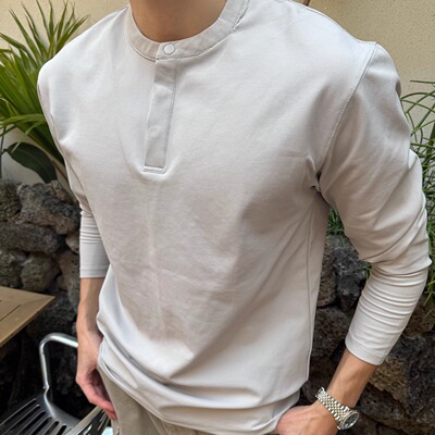 FOCABO美式正肩基础肌理感长袖