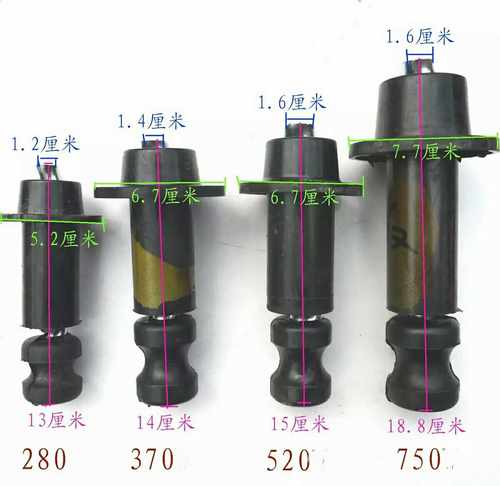 家用自吸泵螺杆泵潜水泵配件旋转螺杆280w370w750w出水橡胶螺杆-封面