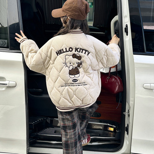 女孩棒球服 儿童棉服冬装 女童超好看夹棉外套2025新款 今年流行爆款