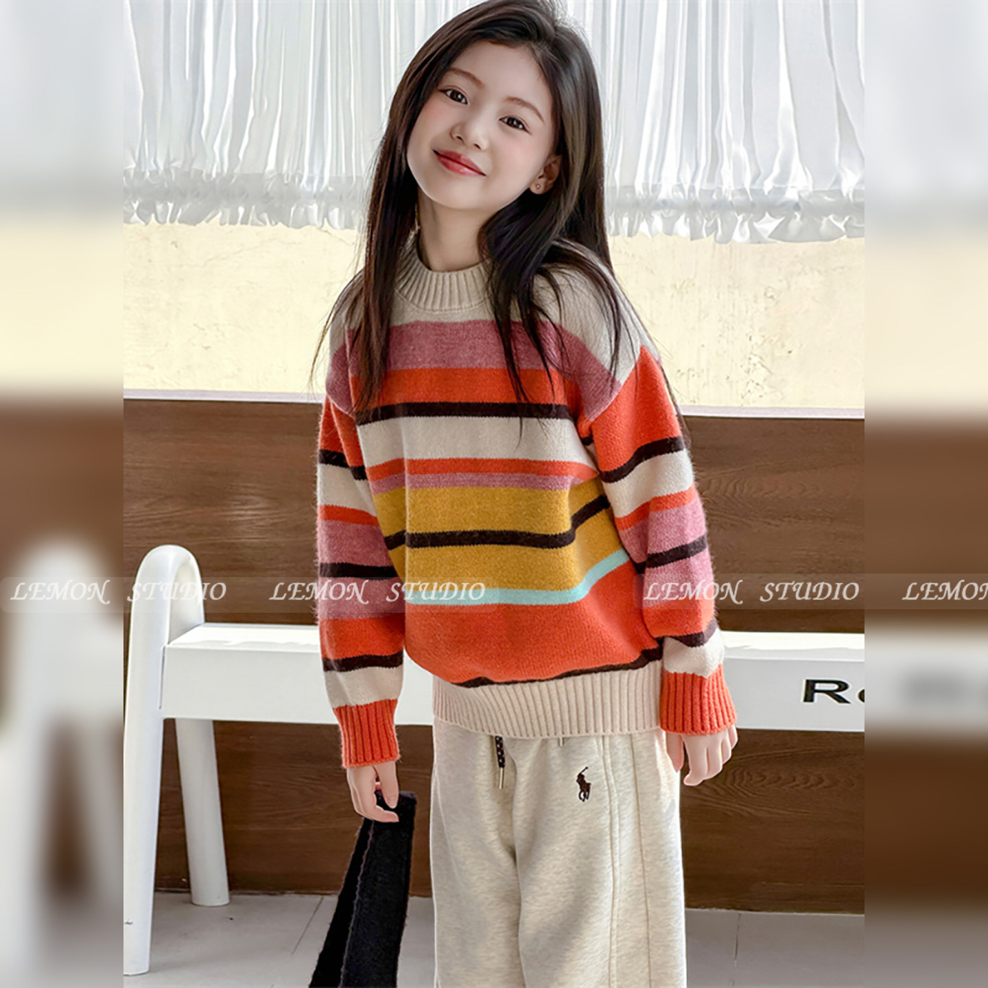 Lemon Studio 女童秋冬装 【加绒加厚毛衣】2025新款