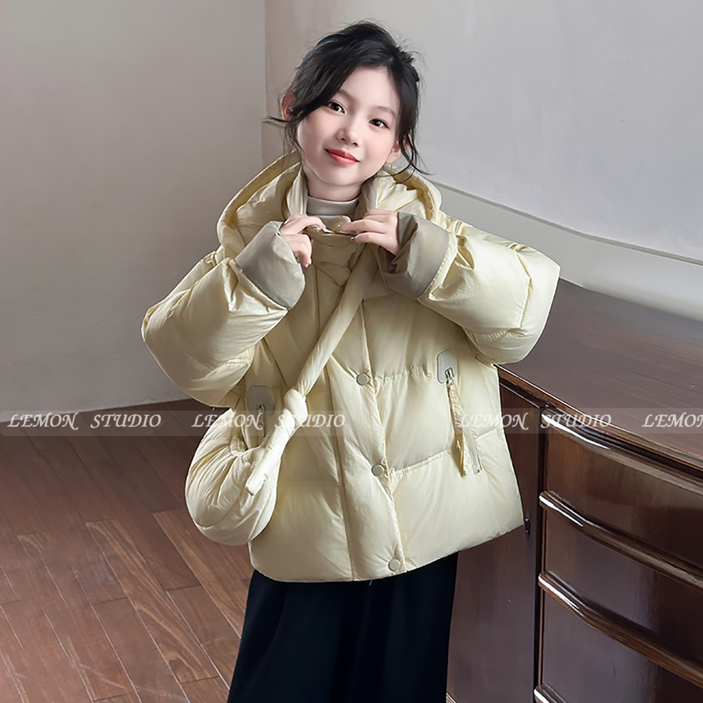 女童棉服保暖羽绒棉衣外套上衣