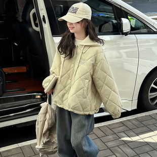 女孩上衣 洋气儿童夹棉加厚棒球服冬装 女童棉服秋冬季 外套2025新款