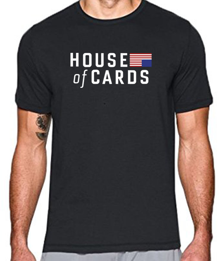 美剧纸牌屋绝命毒师西部世界24小时福尔摩斯短袖莱卡棉T恤可定制