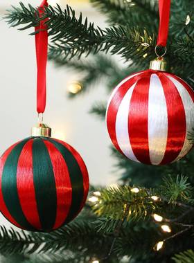 新款 8CM绕线球圣诞树starp 圣诞decoration 橱窗摆件starp 挂件