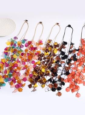 acrylic 夏季海边hottie necklace 女高级感ethnic style 新款min