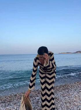 年new autumn 双面穿系带镂空sexy 显瘦沙滩 dress