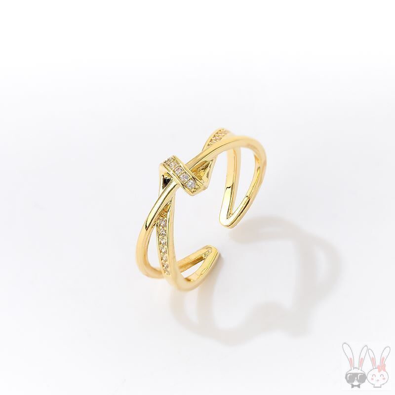 设计感的独特戒指女小众高级感闺蜜好看的时尚个性开口式圈圈指环