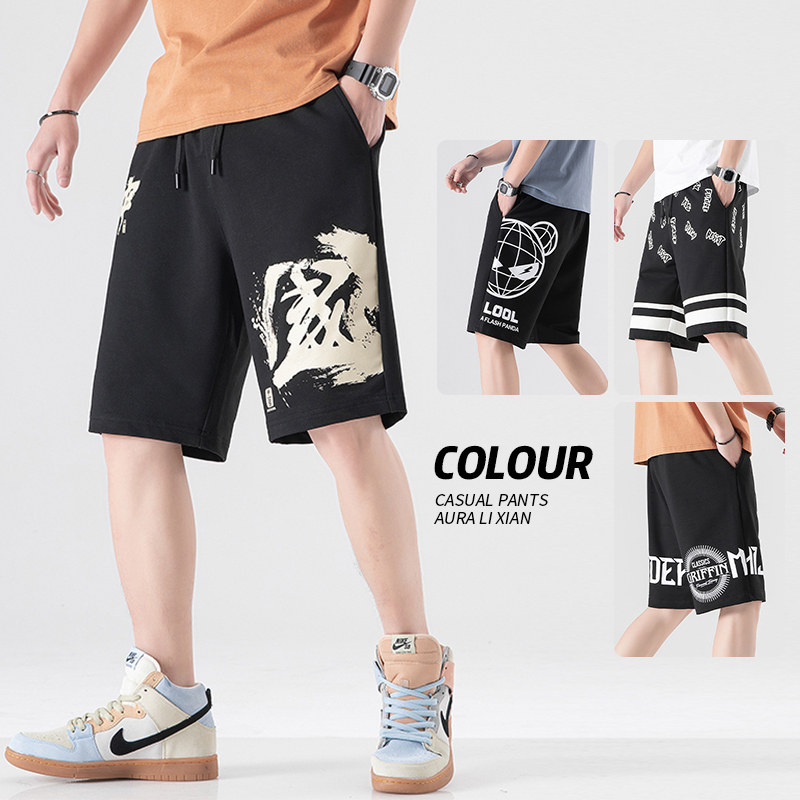 短裤男士2021夏季潮流宽松运动外穿薄款青年五分跑步健身篮球裤子|ruв категории Мужская одежда, брюки - от Buy2taobao.com для оказания профессиональной услуги покупки агента Taobao