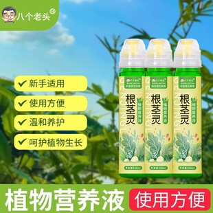 根茎灵植物营养液免稀释绿萝发财树园艺专用肥料多肉水培一件代发