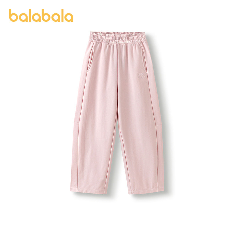 巴拉巴拉balaone童装儿童裤子女童2025秋新款长裤舒弹香蕉裤时尚