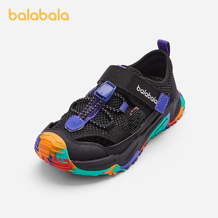【商场同款】巴拉巴拉童鞋男童运动凉鞋包头溯溪鞋透气2025夏新款