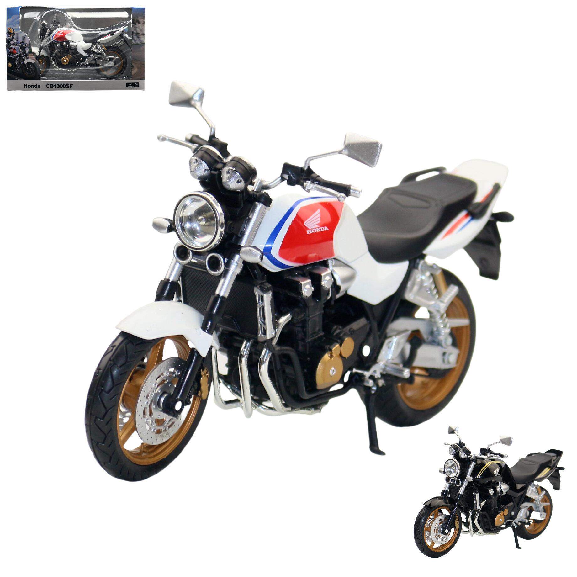 奥图美合金模型1:12摩托车本田CB1300SF经典古典机车收藏摆件玩具