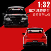 新款 evo模型九代合金小汽车仿真jdm翼神车模摆件跑车玩具赛车男孩