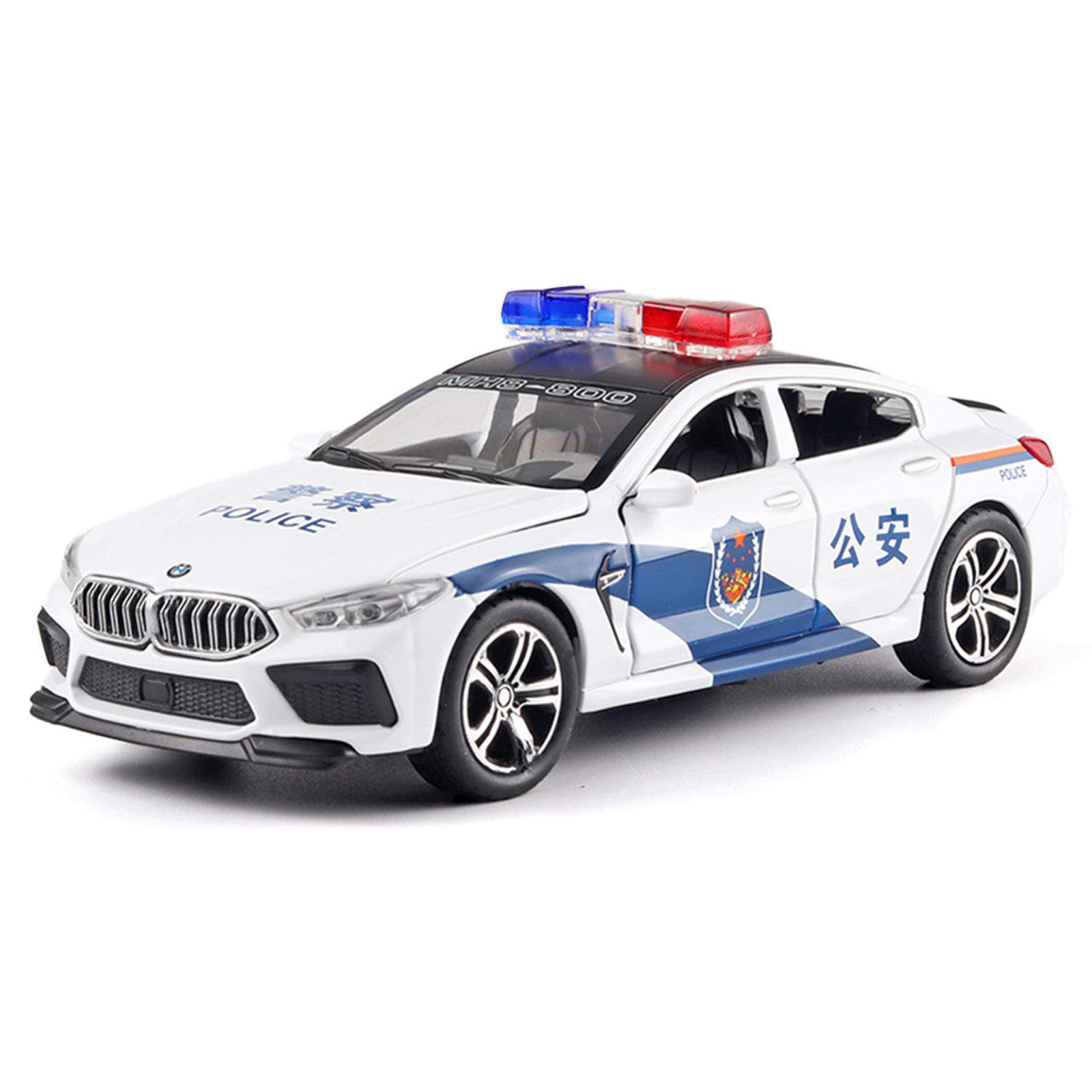 新款 1:32合金模型仿真声光收藏摆件儿童男玩具特警车盲盒,模玩/动漫/周边/娃圈三坑/桌游,火车/摩托/汽车模型,淘宝优惠券,粉丝福利购,淘宝优惠卷