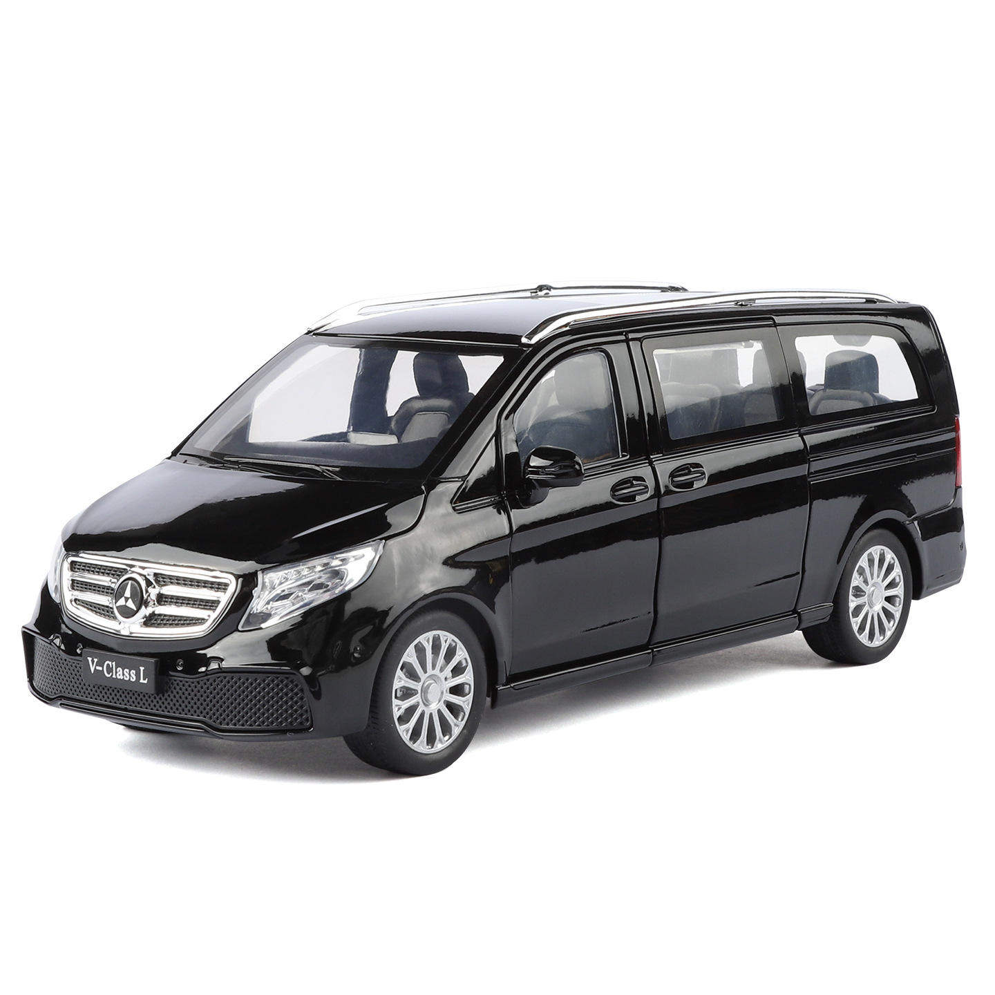 新款 1:24大奔V260L合金车模声光音效经典商务车收藏装饰摆件,模玩/动漫/周边/娃圈三坑/桌游,火车/摩托/汽车模型,淘宝优惠券,粉丝福利购,淘宝优惠卷