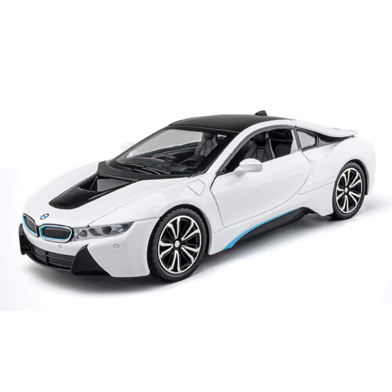 新款1:24宝i8模型仿真合金车马跑车儿童玩具灯光汽配摆件热销,模玩/动漫/周边/娃圈三坑/桌游,火车/摩托/汽车模型,淘宝优惠券,粉丝福利购,淘宝优惠卷