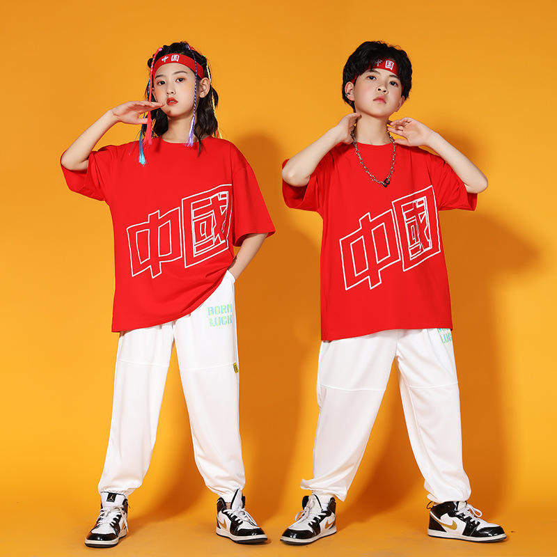 六一儿童演出服装幼儿园风女童表演爱国小学生啦啦队男生中国B类