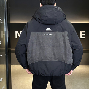 鹅绒标90绒冬季连帽羽绒服男外套B320-5586-P365有成衣报告图片