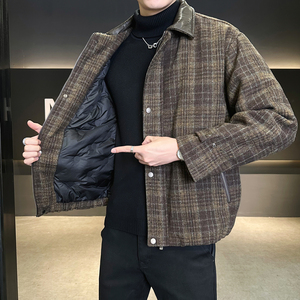 新标95绒 小香风羽绒服男士2025新款外套男装B320-859240-P265图片