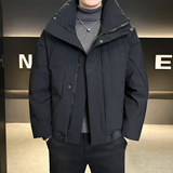 新标90绒高充绒羽绒服男极寒加厚保暖面包服A313-1862-P498，男装羽绒服，电商B320