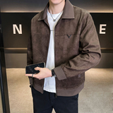 2026春季新款高品质麂皮绒翻领休闲夹克外套男士B320-2686-P145，男装夹克，电商B320